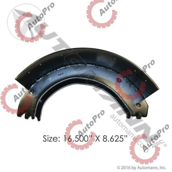 142.472680 Колодка тормозная (без накладок) (220) AUTOMANN