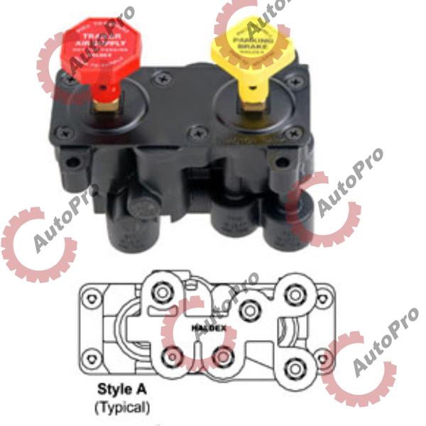 KN20615 Кран стояночного тормоза INT (КР+Ж) MERITOR