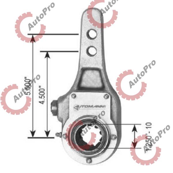 134.1010 Тормозная трещетка передняя d32 Z10 L4.5-5.5 мех. AUTOMANN