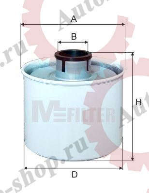 A 8060 Фильтр воздушный компрессора 86x25x84  VOLVO FL   MFILTER