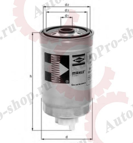 KC18 Топливный фильтр 78x160 M16x1,5 69x62 20Nm