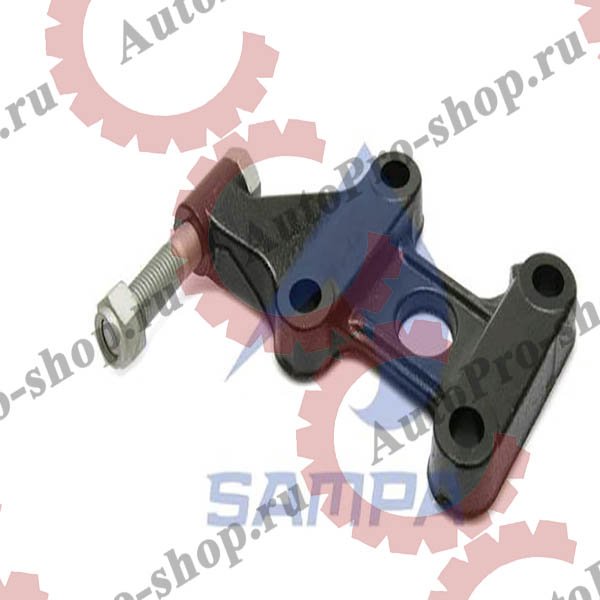 071051 Кронштейн амортизатора (левый) прицепа с болтом  BPW  SAMPA