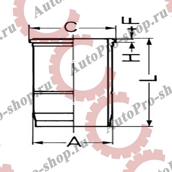 89 593 110 Гильза цилиндра D-12D/D-12C KS