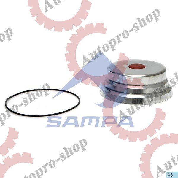 075.053 Крышка ступицы 182x4 SAF   SAMPA