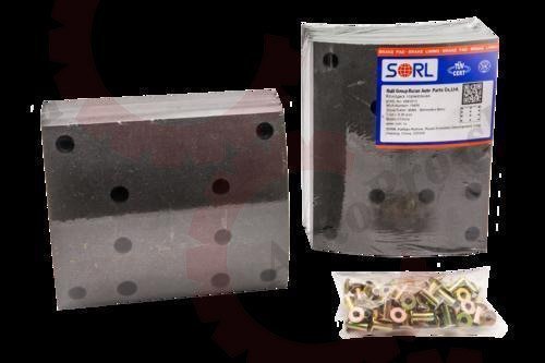 HM5815 Накладки тормозные 410*223 с заклепками 19496 STD MAN/ MB