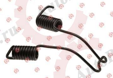 800351 Пружина возвратная BPW дополн.124х19х3,6 V обр.с крючком  ONYARBI