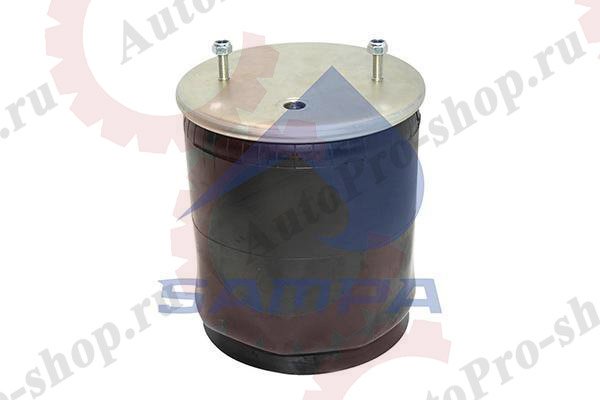 SP554004KP Пневморессора со стаканом (пласт.) 2шп.-M12+1отв.M22 (стакан 4 отв.xМ12) SAF