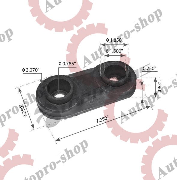 360.173 Подушка двигателя передняя верхняя FTL MANSONS