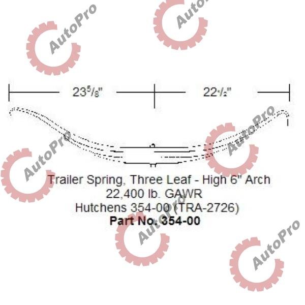 TRA2726 Ресора полуприцепа (Америка) AUTOMANN