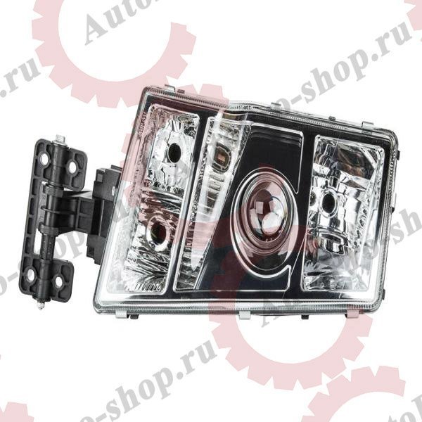 7731125RLDHE Фара прав. хром. ксенон мех. регул. прямоугол. фишка Volvo FH/FM 02->07