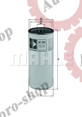 OC282 Фильтр масляный