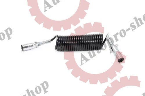 T07719005 Кабель спиральный (перекидка) 24V (2штек.метал.цельн)7/7 L=4500  TOPCOVER