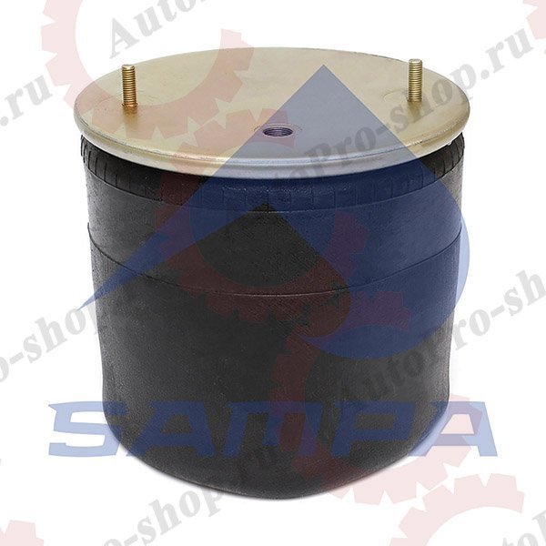 SP 55725-K03 Пневмоподушка со стаканом+пластина (метал.2 шп.+возд./4отв) BPW GIGANT   SAMPA