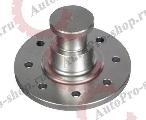 15758 Шкворень полуприцепа в сборе с тарелкой 2" на тарелке (KGZ)