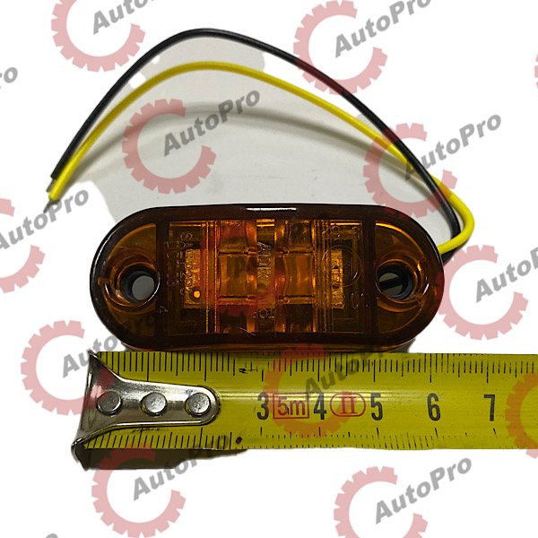 SV0008 Фонарь габаритный прицепа желтый (овал.)