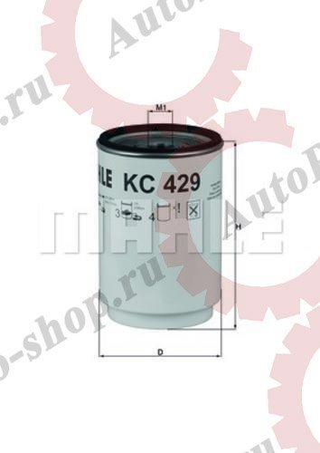 KC429D Фильтр топливный