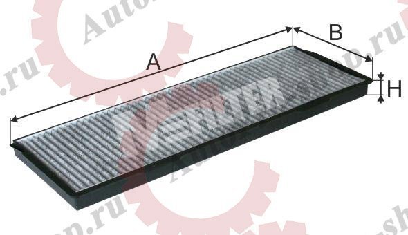 K982c Фильтр салона Scania 4/P/R/T серия (угольный)