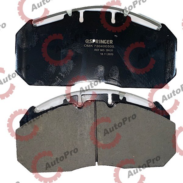 730400505 Комплект тормозных колодок (дисковые) MAN SPRINGER