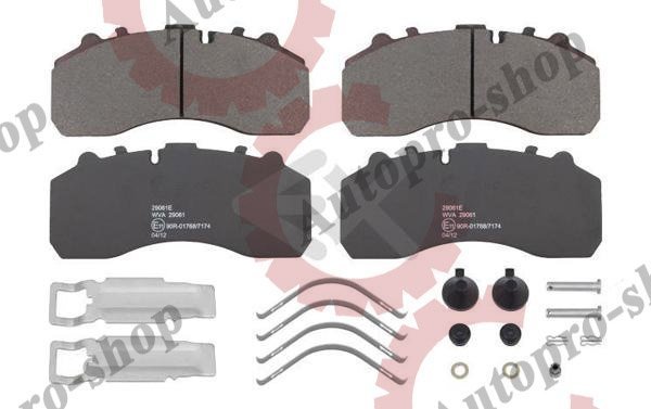 29061E колодки тормоза дискового