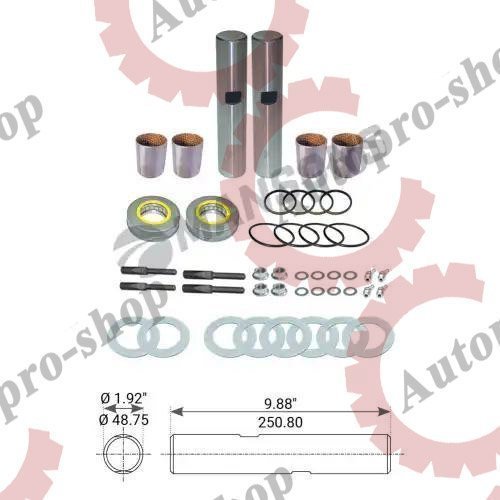 580026 Комплект шкворней на ось (201315) FF961 MANSONS