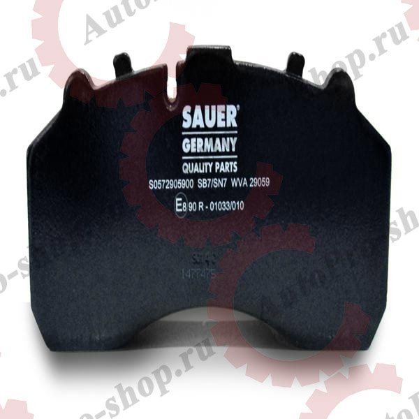 S0572905900 Колодки тормозные 29061/29179 Knor 22,5) SN/SB7 с установочным комплектом