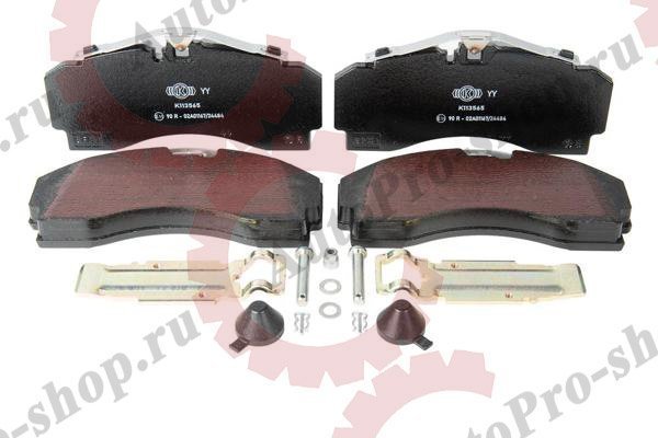 K071018K50 Комплект дисковых колодок 29061 для суппортов Knorr