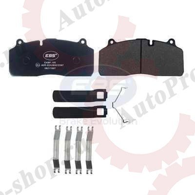 EKBP195 Комплект дисковых колодок 29175 / 29195 / 29274 (с углублениями под направ. поршней супп.)