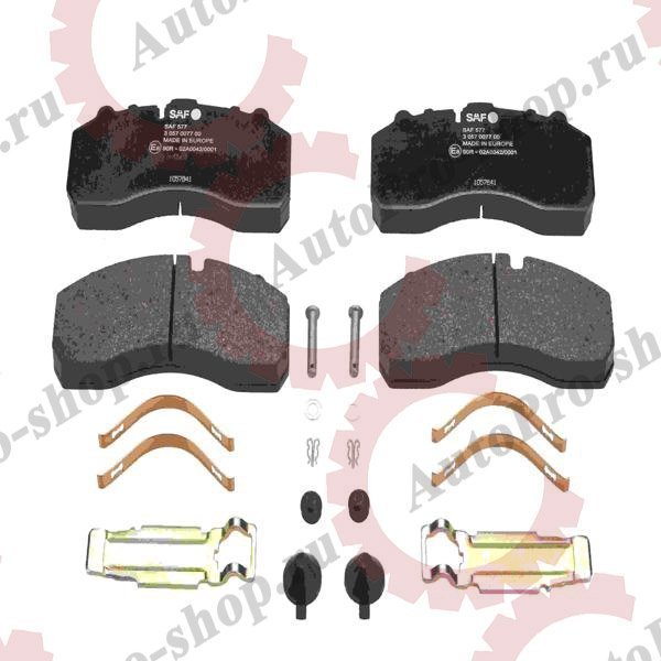 03057007701 Колодки дисковые (с установочным к-ктом) 248x108x30 SB/SN7 с 04/2003