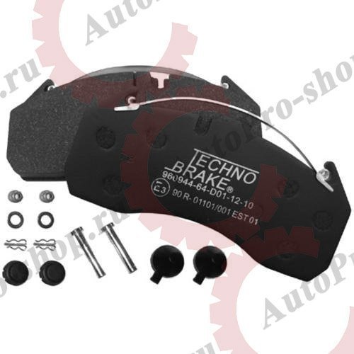 960944 Колодки дисковые WVA29061 (с установочным комлпектом) SAF/MB/Gigant/Sauer/BPW/Iveco