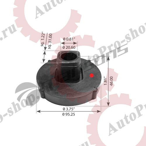 360494 Площадка задней рессоры верхн. 3.0"   MANSONS