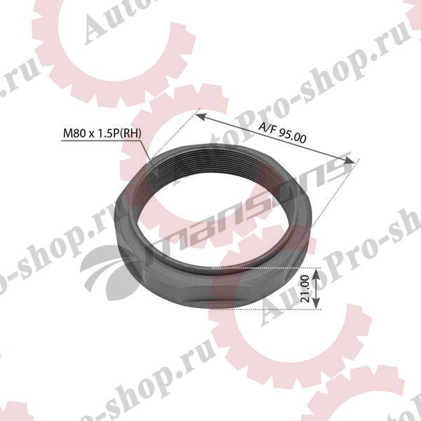 100012 Гайка ступицы M80*1.5 MB Actros
