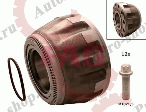 564734H195 Ступица SK RB 9022,9019 SAF (в сборе с подшипниками) FAG