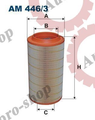 AM 446/3 Фильтр воздушный MAN TGA/TGS   FILTRON