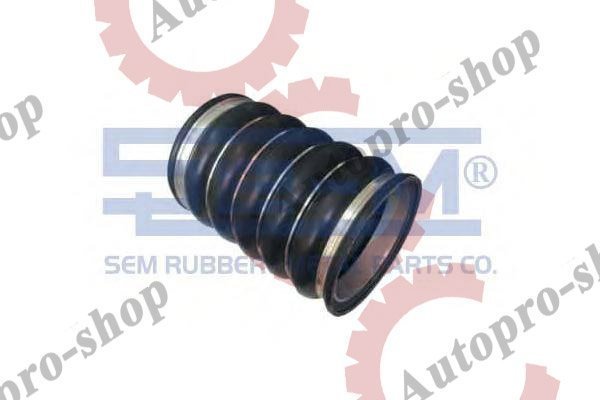 10666 Патрубок интеркулера верхний D=100мм,L=148mm  VOLVO FH    SEM