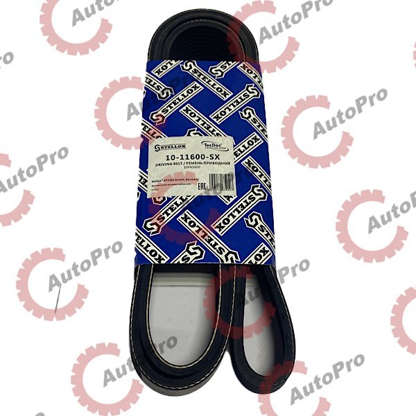 10-11600-SX Ремень вентилятора 10PK1600  NH12 VOLVO  STELLOX