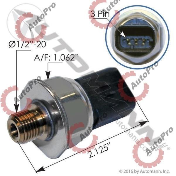 577.99532 Датчик давления масла/топливо С-15 AUTOMANN