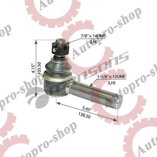780239 Наконечник рулевой левый FL MANSONS