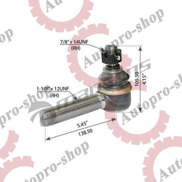 780240 Наконечник рулевой правый FL MANSONS