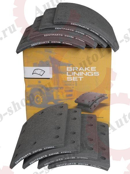 Z10726 Накладки тормозные с заклепками 19604/19605 SТD (311х190) ROR  ZENTPARTS