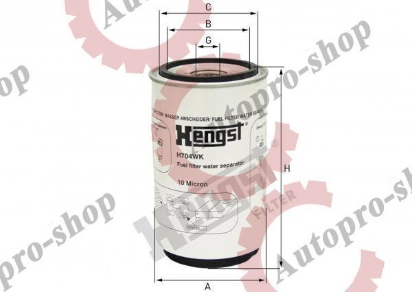 H704WK Фильтр топливный