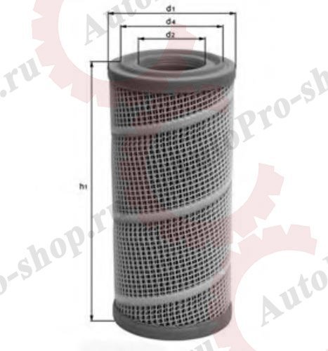 LX1025 Фильтр воздушный DAF95  KNECHT