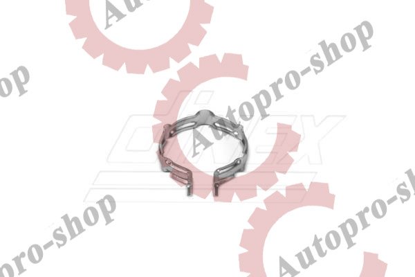80919 Хомут трубы глушителя от турбины D=140 VOLVO FH12   DINEX