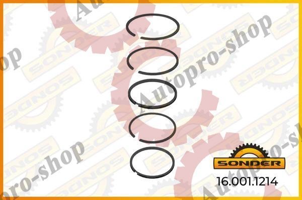 160011214 Комплект колец на поршень стд. (к-кт на компр)