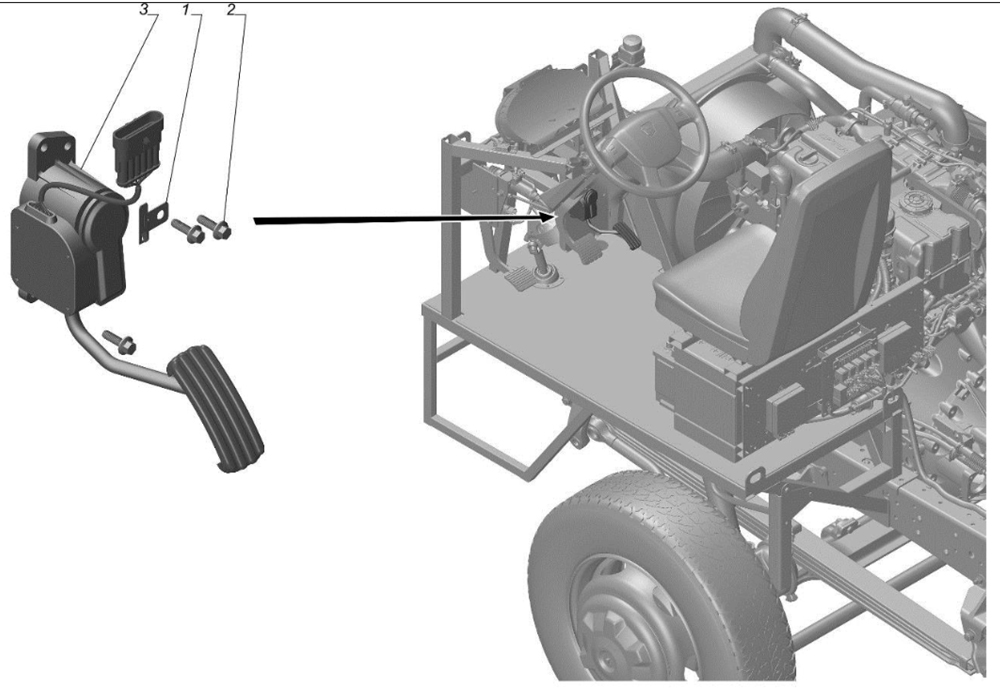 Детали акселератора