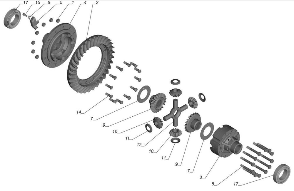 Дифференциал заднего моста
