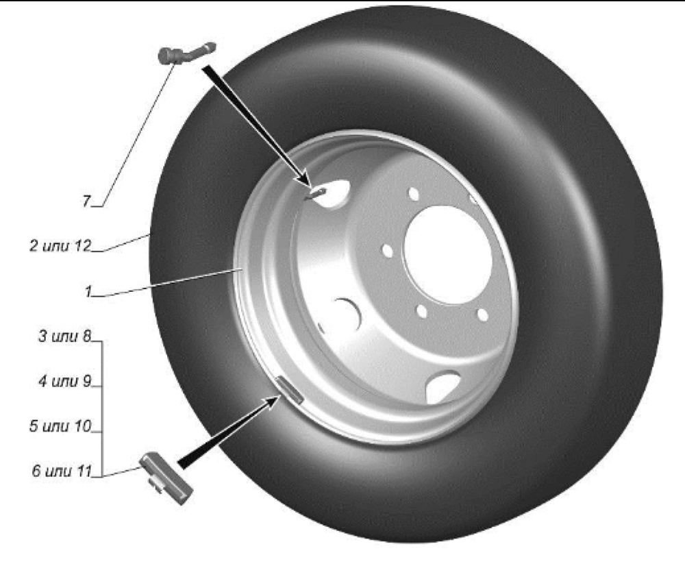 Колесо с шиной