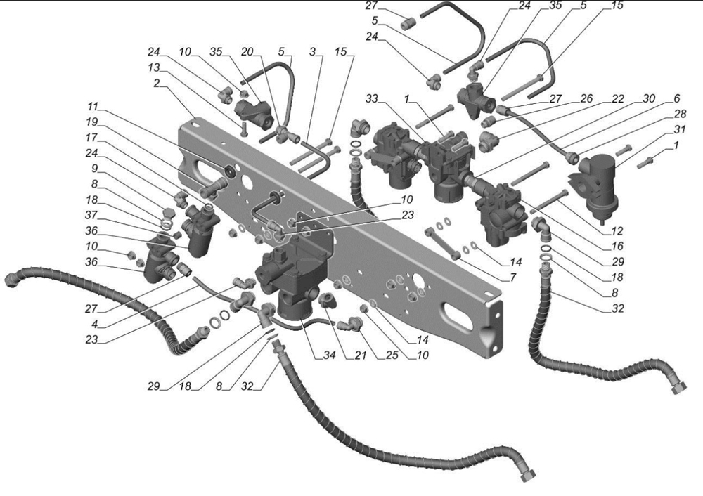 Модуль заднего моста