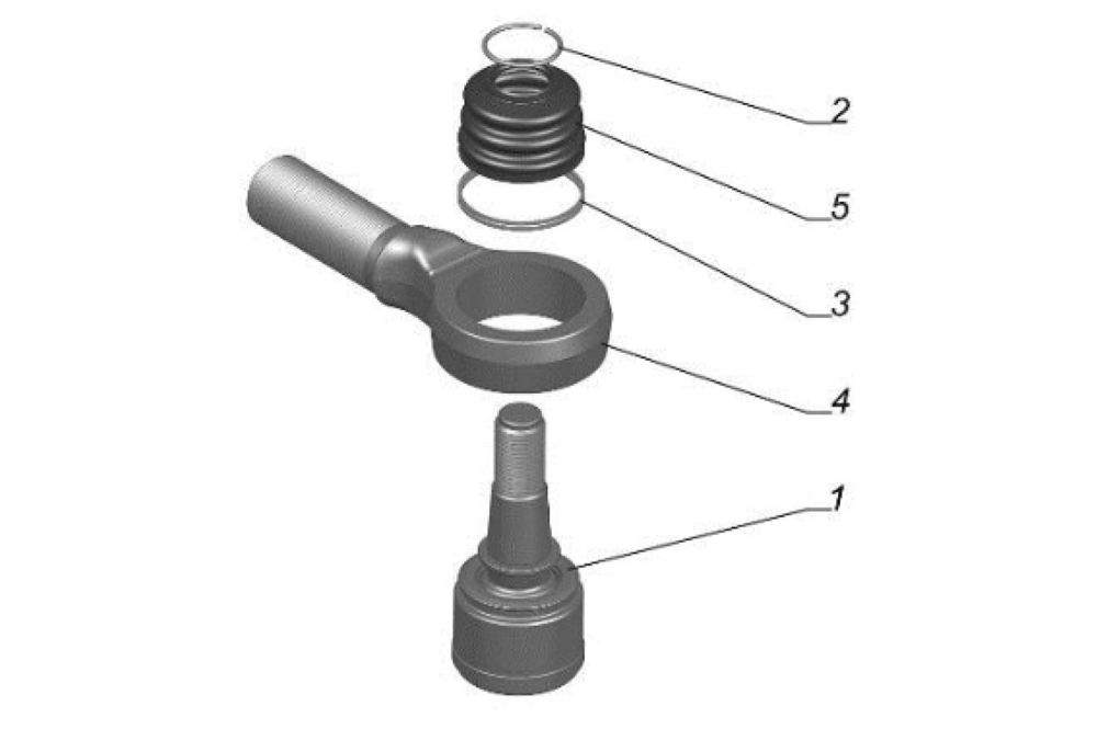 Наконечник рулевой левый