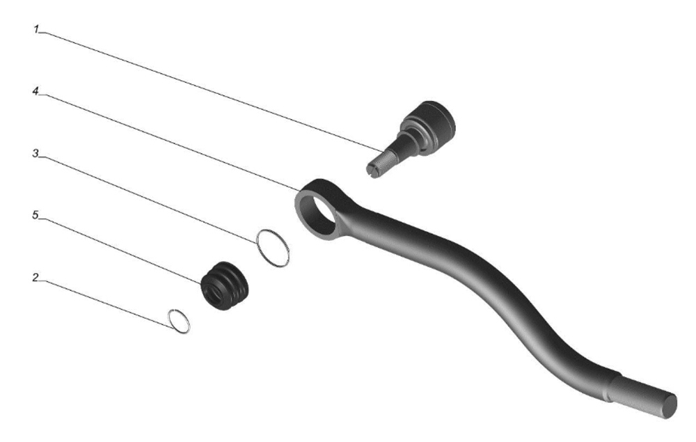 Наконечник рулевой передний