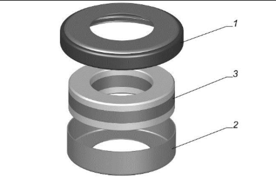 Подшипник упорный с защитным колпаком